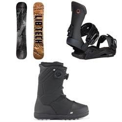 Lib Tech Legitimizer C3 Snowboard ​+ Season Meld Snowboard Bindings ​+ K2 Maysis Snowboard Boots