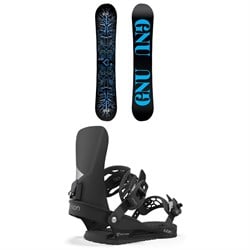 GNU Asym Ladies Choice C2X Snowboard ​+ Union Juliet Snowboard Bindings - Women's