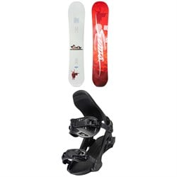 Sims Macrodose Snowboard ​+ Arbor Hemlock Snowboard Bindings