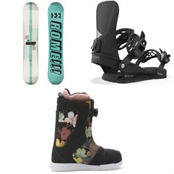 Rome Hype Snowboard ​+ Union Juliet Snowboard Bindings ​+ DC AW Phase Boa Snowboard Boots - Women's