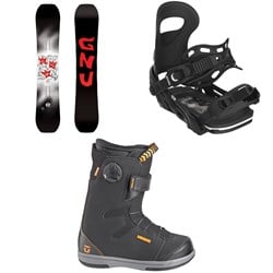 GNU Young Money C2E Snowboard ​+ Bent Metal BMX Snowboard Bindings ​+ Union Cadet Snowboard Boots - Kids'
