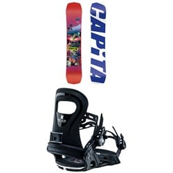 CAPiTA Children Of The Gnar Snowboard ​+ Bent Metal BMX Snowboard Bindings - Kids'