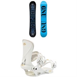 GNU Asym Ladies Choice C2X Snowboard ​+ Nitro Ivy Snowboard Bindings - Women's 2025