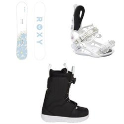 Roxy Dawn Snowboard ​+ Rock-It Dash Snowboard Bindings ​+ Salomon Pearl Boa X Snowboard Boots - Women's 2026