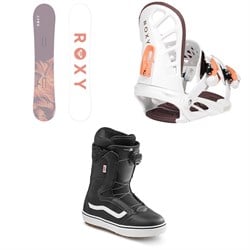 Roxy Raina C2 Snowboard ​+ Lola Snowboard Bindings ​+ Vans Encore OG Snowboard Boots - Women's 2026