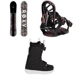 Roxy Smoothie C2 Snowboard ​+ Lola Snowboard Bindings ​+ Salomon Pearl Boa X Snowboard Boots - Women's 2026