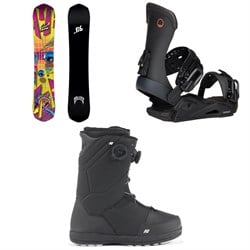 Lib Tech Mayhem Rad Ripper C3 Snowboard ​+ Season Meld Snowboard Bindings ​+ K2 Maysis Snowboard Boots
