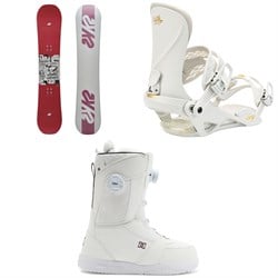 K2 Spellcaster Snowboard ​+ Nitro Ivy Snowboard Bindings ​+ DC Lotus Snowboard Boots - Women's 2025