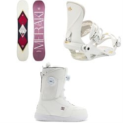 Rossignol Meraki Snowboard ​+ Nitro Ivy Snowboard Bindings ​+ DC Lotus Snowboard Boots - Women's 2025