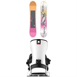 GNU x Airblaster S.N.A.R.F. Machine Snowboard ​+ Bent Metal Transfer Snowboard Bindings 2026