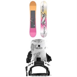 GNU x Airblaster S.N.A.R.F. Machine Snowboard ​+ Bent Metal Lightning Supermatic Snowboard Bindings 2026