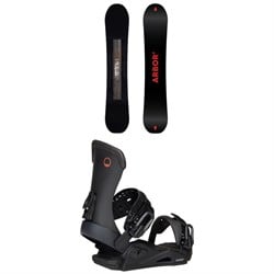 Arbor Red Gerard Pro Snowboard ​+ Season Meld Snowboard Bindings 2026