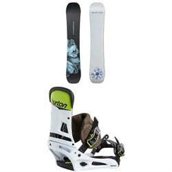 Burton Process Flying V Snowboard ​+ Malavita Snowboard Bindings 2026