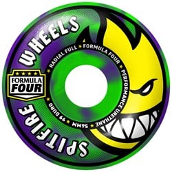 Spitfire Formula Four 99d Radial Full Green/Purple Skateboard Wheels