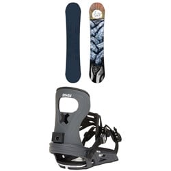 Dinosaurs Will Die Darrah Snowboard ​+ Bent Metal Joint LTD Snowboard Bindings