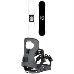 Dinosaurs Will Die maeT Snowboard ​+ Bent Metal Joint LTD Snowboard Bindings