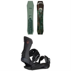 Dinosaurs Will Die Pow Reaper Snowboard ​+ Season Meld Snowboard Bindings