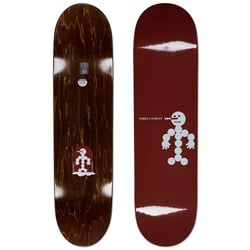 Polar Skate Co. Emile Laurent Snowman Wine 8.25 Skateboard Deck