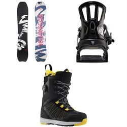 Rossignol WU-JI Snowboard ​+ Battle Snowboard Bindings ​+ RS Hybrid Snowboard Boots