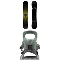 GNU T.R.E. Snowboard ​+ Bent Metal Logic Snowboard Bindings