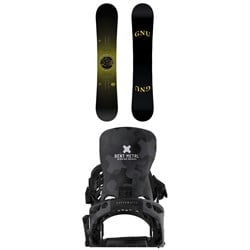GNU T.R.E. Snowboard ​+ Bent Metal Lightning Supermatic Snowboard Bindings