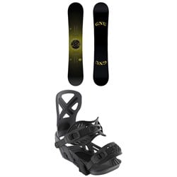 GNU T.R.E. Snowboard ​+ Bent Metal Anvil Snowboard Bindings
