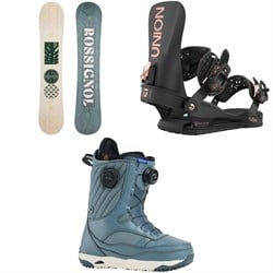 Rossignol Soulside Snowboard ​+ Union Juliet Snowboard Bindings ​+ Burton Limelight Boa Snowboard Boots - Women's