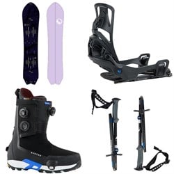 Burton Fish 3D Splitboard ​+ Step On Splitboard Bindings ​+ Highshot X Pro Step On Snowboard Boots ​+ x Black Diamond Compactor Poles 2026