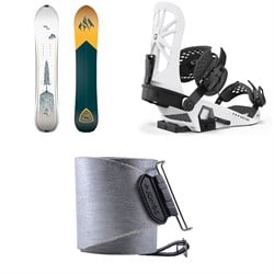 Jones Frontier 2.0 Splitboard ​+ Union Explorer Splitboard Bindings  ​+ Nomad Quick Tension Tail Clip Splitboard Skins 2026