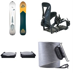 Jones Frontier 2.0 Splitboard ​+ Spark R&D Surge ST Splitboard Bindings ​+ Canted Pucks ​+ Nomad Quick Tension Tail Clip Splitboard Skins 2026