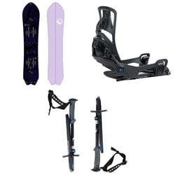 Burton Fish 3D Splitboard ​+ Step On Splitboard Bindings ​+ x Black Diamond Compactor Poles - Women's 2026