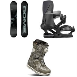 Rome Hype Pro Snowboard ​+ Katana AW Snowboard Bindings ​+ thirtytwo Lashed Double Boa Snowboard Boots - Women's 2026