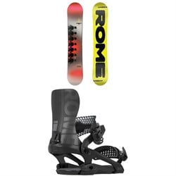 Rome Agent Snowboard ​+ 390 Boss FW Snowboard Bindings 2026