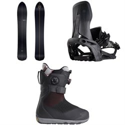 Nidecker The Gun Snowboard ​+ Supermatic Carbon Snowboard Bindings ​+ Index Snowboard Boots 2026