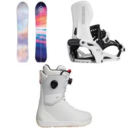 Nidecker Mellow Snowboard ​+ LT Supermatic Snowboard Bindings ​+ Rift Pro Snowboard Boots 2026