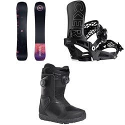 Nidecker Venus Plus Snowboard ​+ Kaon Snowboard Bindings ​+ Kita Snowboard Boots - Women's 2026