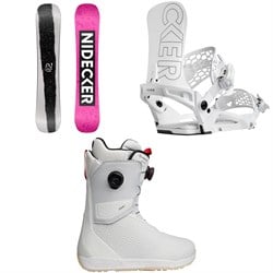 Nidecker Sensor Team Snowboard ​+ Kaon Snowboard Bindings ​+ Rift Pro Snowboard Boots 2026