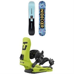 Nidecker Cheat Code Snowboard ​+ Union Cadet Pro Snowboard Bindings - Kids' 2026
