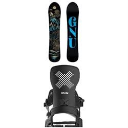 GNU Free Spirit C3 Snowboard ​+ Bent Metal Stylist Snowboard Bindings - Women's