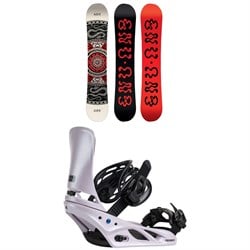 GNU Ladies Choice Asym C3 Snowboard ​+ Burton Lexa Snowboard Bindings - Women's 2026