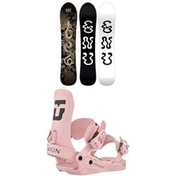 GNU Free Spirit C3 Snowboard ​+ Union Trilogy Snowboard Bindings - Women's 2026