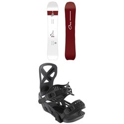 GNU Hyper C2X Snowboard 2025 ​+ Bent Metal Anvil Snowboard Bindings