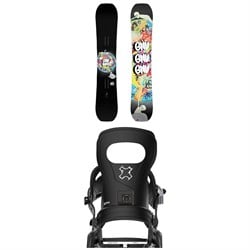 GNU Money C2E Snowboard ​+ Bent Metal Joint Snowboard Bindings 2026