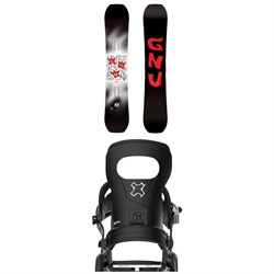 GNU Money C2E Snowboard 2025 ​+ Bent Metal Joint Snowboard Bindings