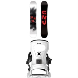 GNU C-Money C3 Snowboard 2025 ​+ Bent Metal Joint Snowboard Bindings