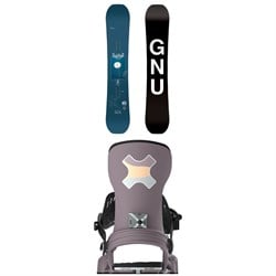 GNU Gloss-C C3 Snowboard 2025 ​+ Bent Metal Stylist Snowboard Bindings - Women's
