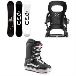 GNU Facts BTX Snowboard - Blem ​+ Bent Metal Joint Snowboard Bindings ​+ Vans Hi Standard OG Snowboard Boots 2026