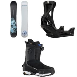 Burton Process Snowboard ​+ Step On Genesis Snowboard Bindings ​+ Highshot X Step On Snowboard Boots 2026
