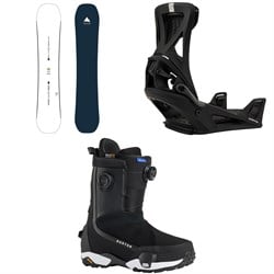 Burton Custom Snowboard ​+ Step On Genesis Snowboard Bindings ​+ Highshot X Step On Snowboard Boots 2026