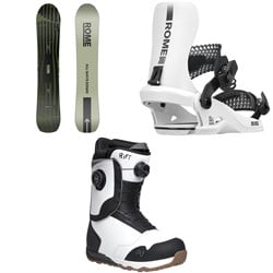 Rome Warden Snowboard ​+ 390 Boss HW Snowboard Bindings ​+ Nidecker Rift Snowboard Boots 2026